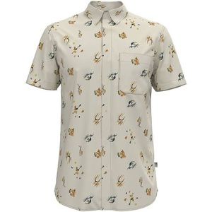 THE NORTH FACE - SHORT SLEEVE BAYTRAIL PATTERN SHIRT MEN'S ROCK CLIMBERS PRINT
